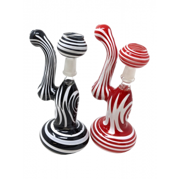 Assorted Colors Reversal Art Bubbler W/Oil Dome [CJB01]